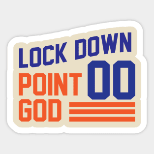 Lock Down Point Guard Sticker